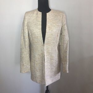 Badgley Mischka peach jacket